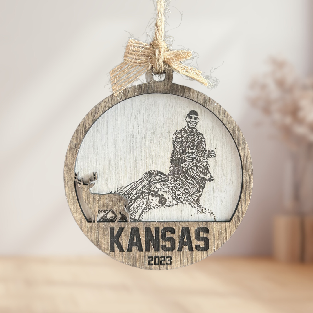 Custom Hunting Ornament