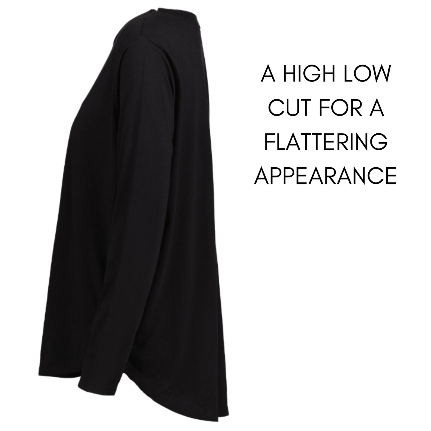 Black High-Low Circus Long Sleeve