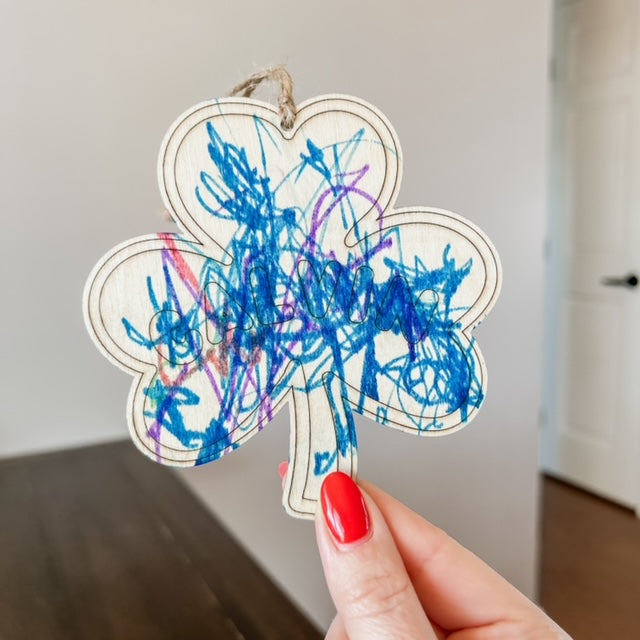 Personalized Shamrock and Rainbow Decorations