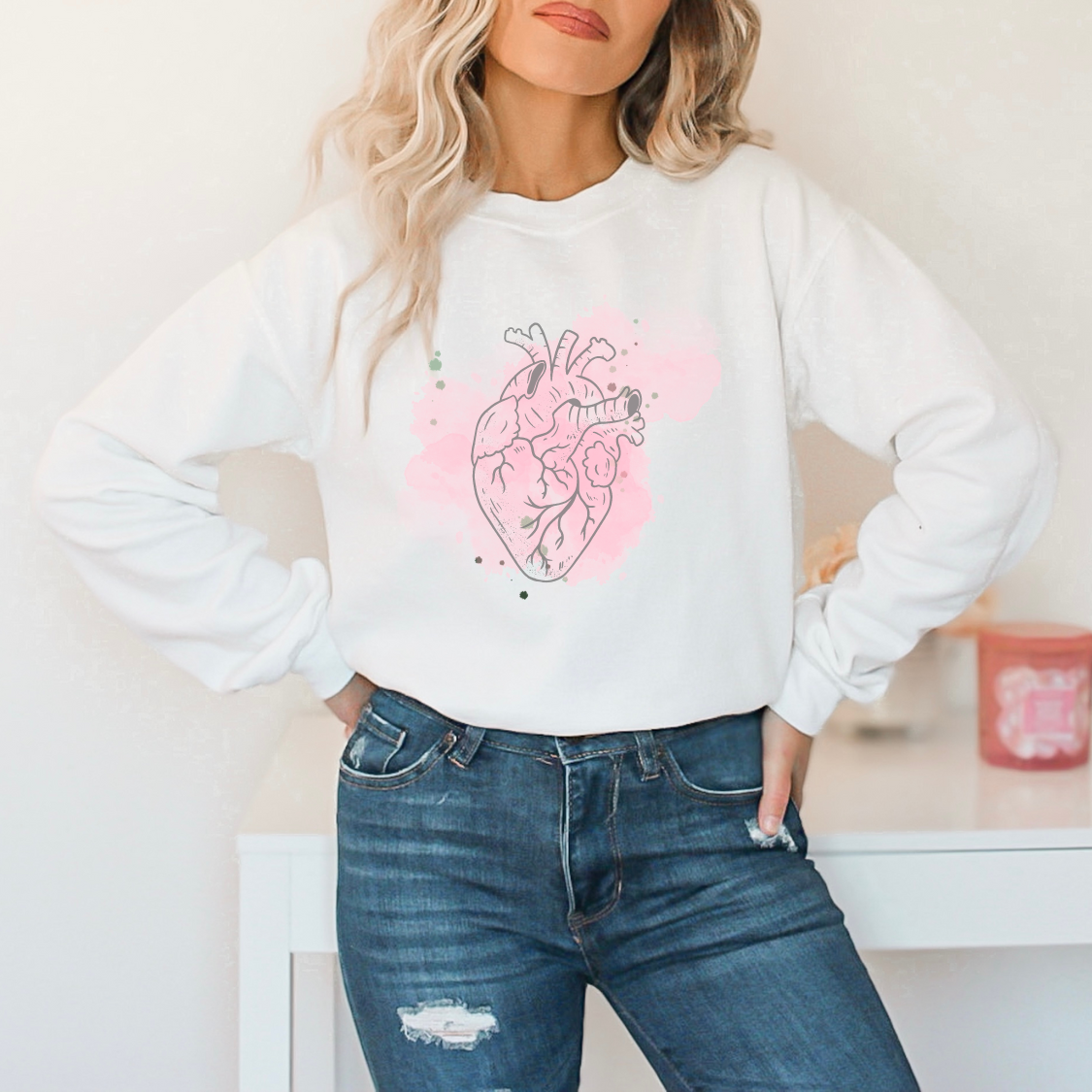 Anatomical Heart Sweatshirt
