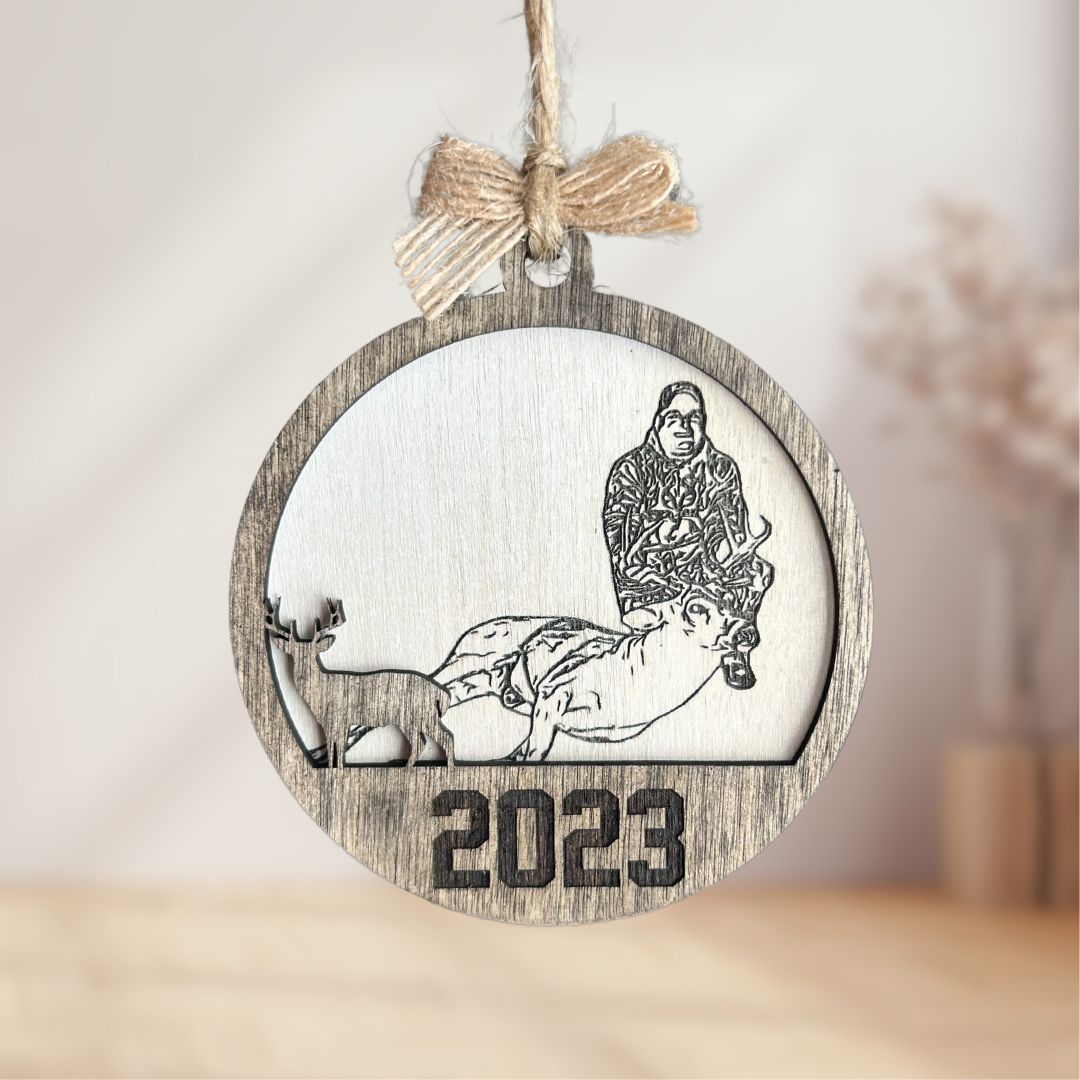 Custom Hunting Ornament