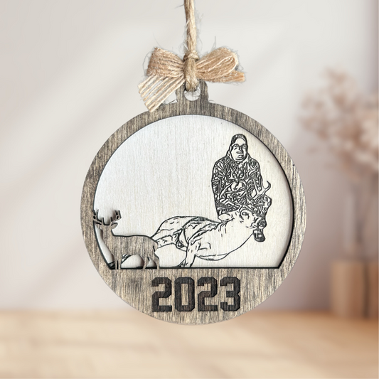 Custom Hunting Ornament