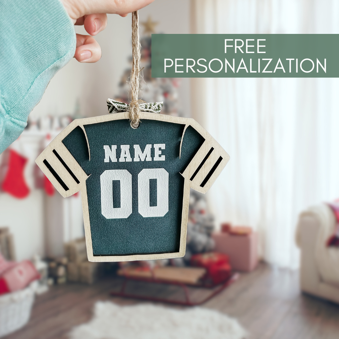 Personalized Jersey Ornament