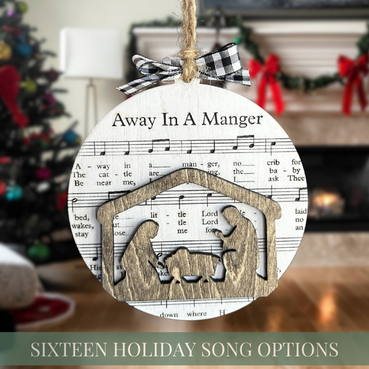 Sheet Music Ornaments