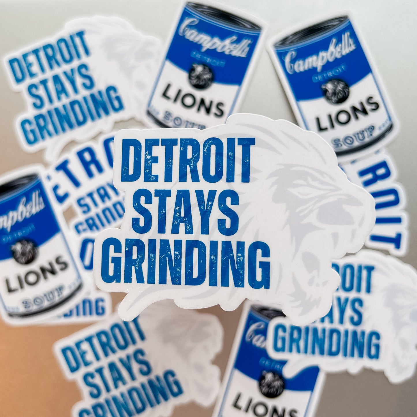 Detroit Water Bottle Stickers