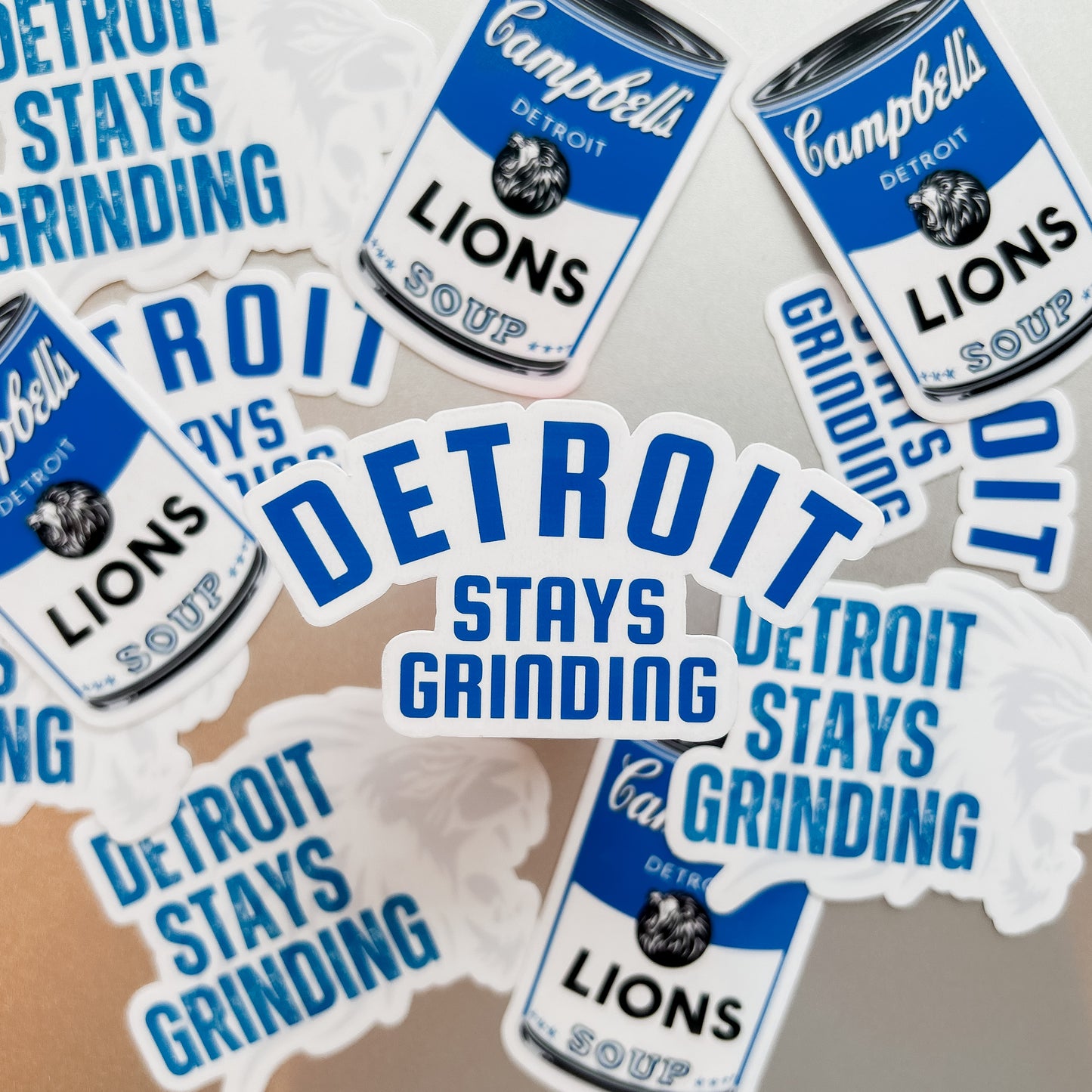 Detroit Water Bottle Stickers