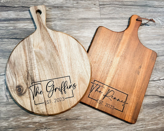 Personalized Wedding Cutting Boards